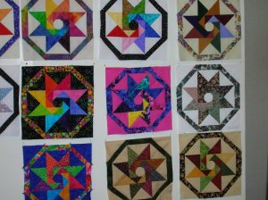 Class squares from a 2006 class with Roxanne Carter